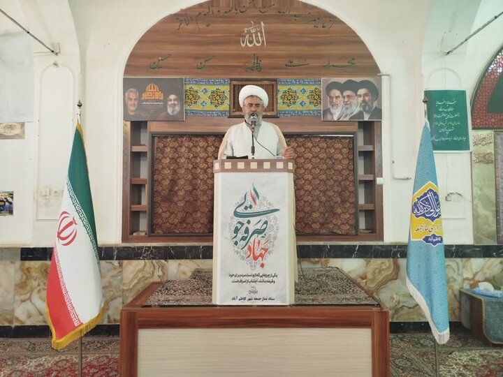 تصاویر/ اقامه نمازجمعه شهر کاظم آباد