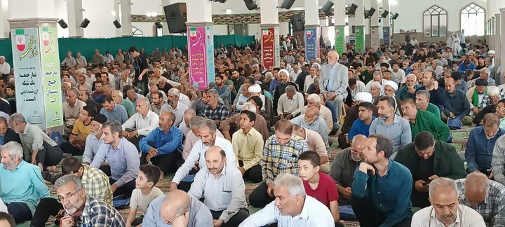تصاویر/اقامه نماز عبادی سیاسی جمعه در ساوه