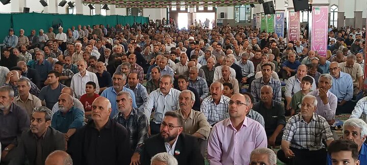 تصاویر/اقامه نماز عبادی سیاسی جمعه در ساوه