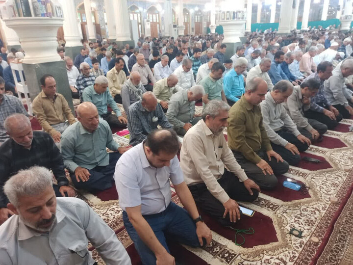 نماز جمعه برازجان به روایت تصویر