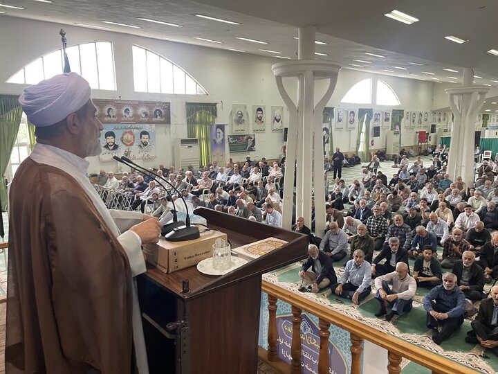 تصاویر/ نماز عبادی سیاسی جمعه در شهرستان نوشهر