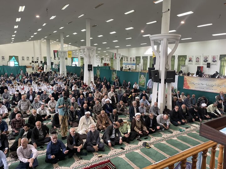 تصاویر/ نماز عبادی سیاسی جمعه در شهرستان نوشهر