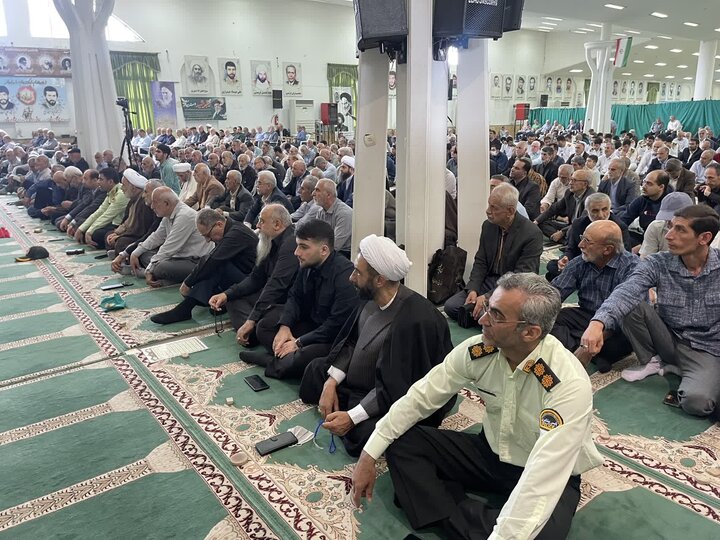 تصاویر/ نماز عبادی سیاسی جمعه در شهرستان نوشهر