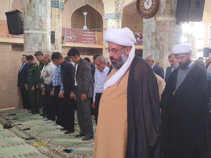 تصاویر/ نماز عبادی سیاسی جمعه شهرستان خاتم