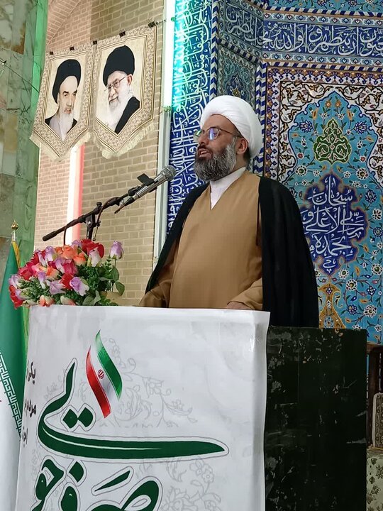 تصاویر/ نماز عبادی سیاسی جمعه شهرستان خاتم