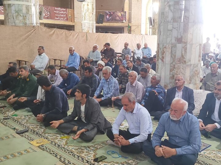 تصاویر/ نماز عبادی سیاسی جمعه شهرستان خاتم