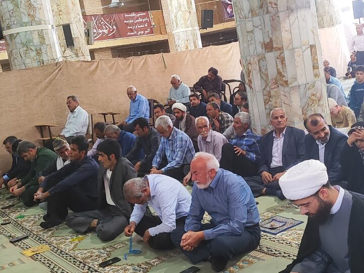 تصاویر/ نماز عبادی سیاسی جمعه شهرستان خاتم