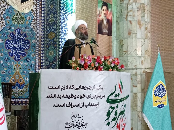 تصاویر/ نماز عبادی سیاسی جمعه شهرستان خاتم