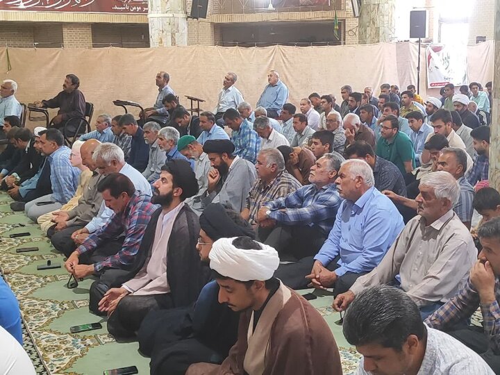 تصاویر/ نماز عبادی سیاسی جمعه شهرستان خاتم