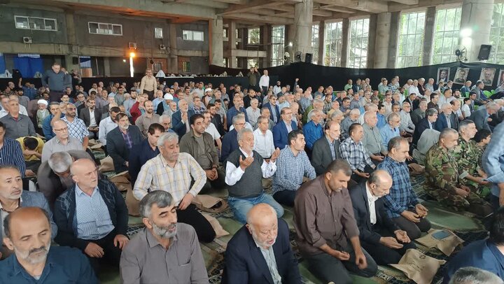 تصاویر/ نماز عبادی سیاسی جمعه شهرستان چالوس
