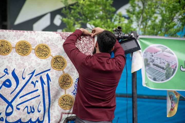 تصاویر/  موکب مدرسه علمیه خاتم الانبیاء (ص) بابل در جشن بزرگ غدیر