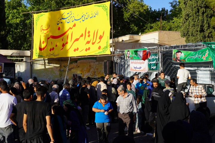 تصاویر/ موکب های گذرگاه غدیریه در شهر جوپار