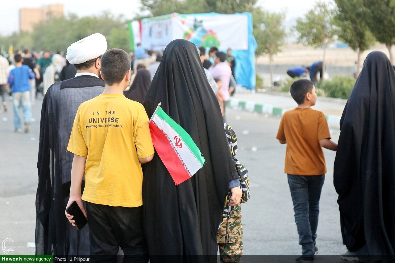تصاویر/ حال و هوای مسیر بلوار پیامبر اعظم (ص)  تا مسجد مقدس جمکران در عید غدیر خم