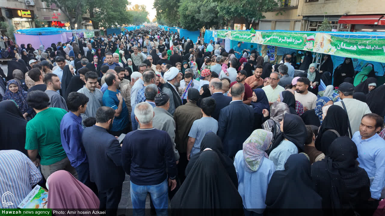 تصاویر / بازدید نماینده ولی فقیه در استان همدان از برپایی جشن‌های غدیر در همدان