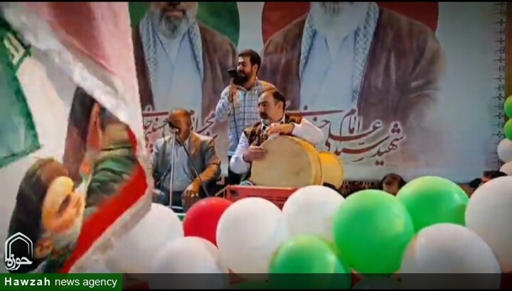 فیلم | اجتماع باشکوه مردم خرم آباد در میدان امام خمینی (ره) در جشن غدیر