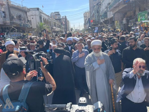 Iring-iringan Jenazah Ayatullah al-Uzma Muhammad Ishaq al-Fayyadh di Kota Suci Kazimain + Foto