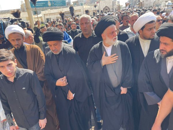 Iring-iringan Jenazah Ayatullah al-Uzma Muhammad Ishaq al-Fayyadh di Kota Suci Kazimain + Foto