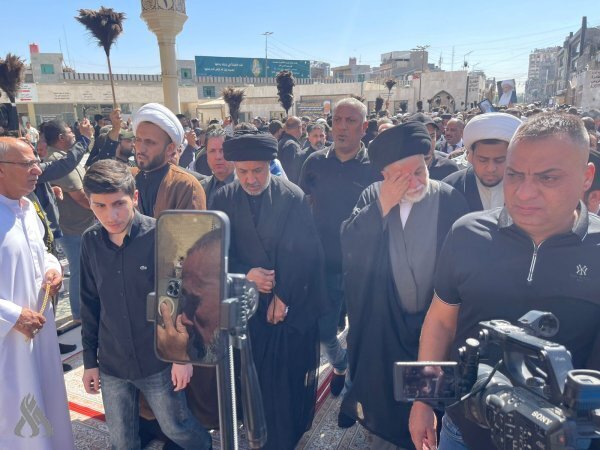 Iring-iringan Jenazah Ayatullah al-Uzma Muhammad Ishaq al-Fayyadh di Kota Suci Kazimain + Foto