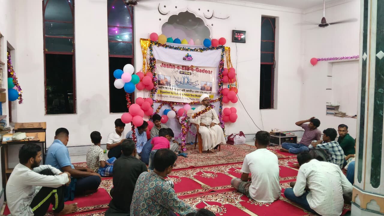 কুমারপুরে ঈদে গাদির উপলক্ষে মাহফিল অনুষ্ঠিত