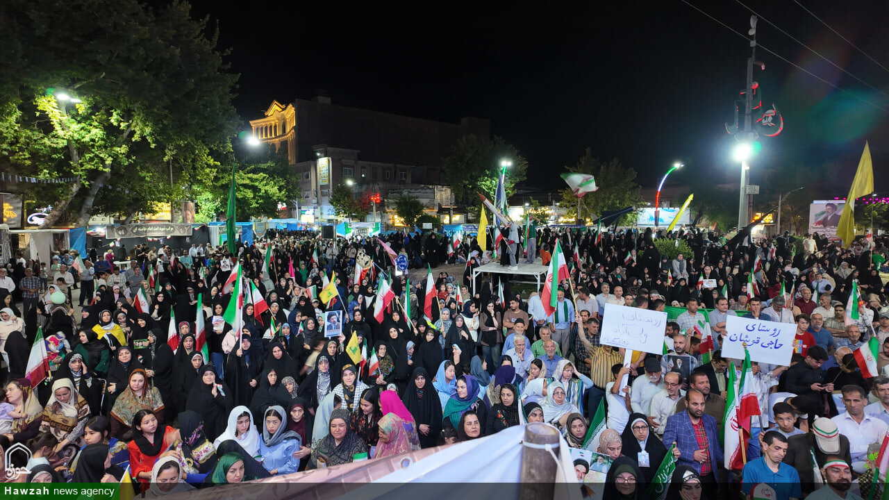 تصاویر / سخنرانی آیت الله غروی در تجمع مردمی گنبد کاووس