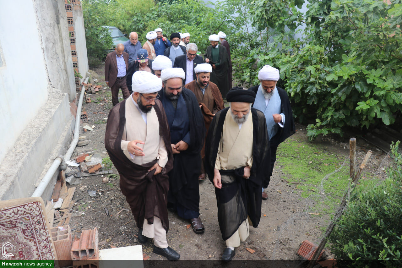 تصاویر / آئین کلنگ زنی ساختمان استاد سرا مدرسه علمیه امام صادق (ع) بندرترکمن