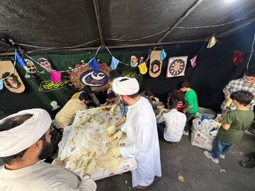 تصاویر/ موکب غدیری مدرسه علمیه «روحیه» شهرستان بابل