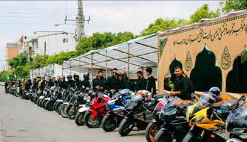 تصاویر / کاروان موتوری جویبار با عطر غدیر