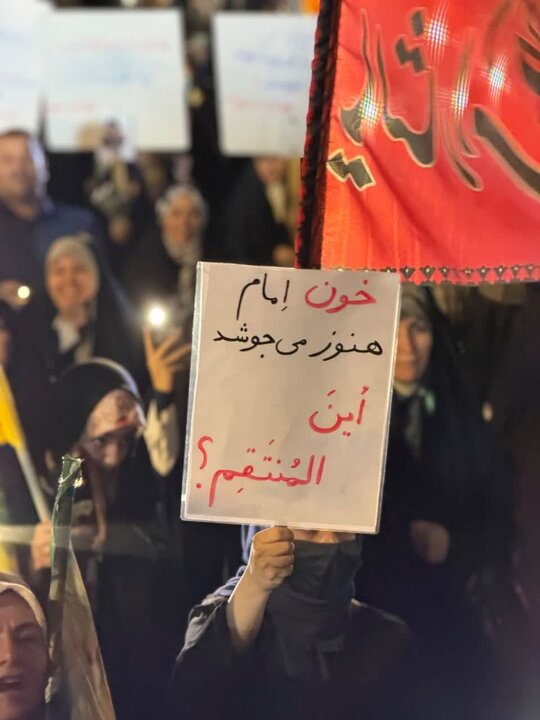 تصاویر/ میدان‌داری مردم ملارد در نودوهفتمین شب