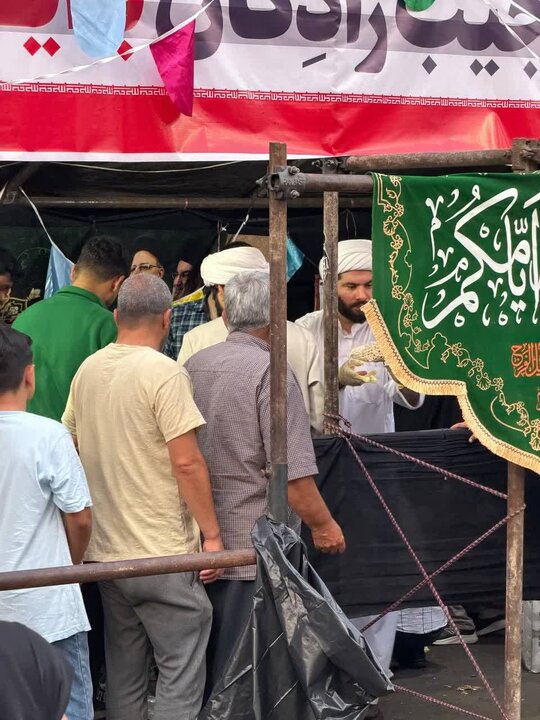 تصاویر/ موکب غدیری مدرسه علمیه «روحیه» شهرستان بابل