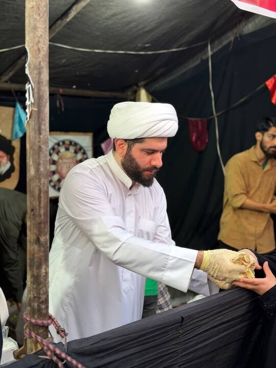 تصاویر/ موکب غدیری مدرسه علمیه «روحیه» شهرستان بابل