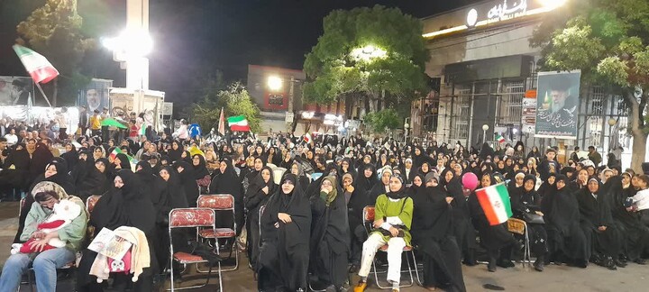 تصاویر/ مردم اسکو در ایستگاه ۹۷ تجمعات خیابانی