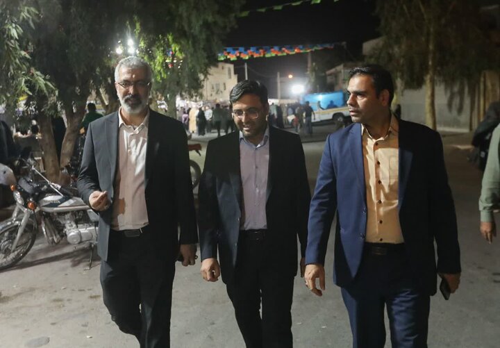تصاویر/ برپایی شادراه حیدریون در بلوار انتظار