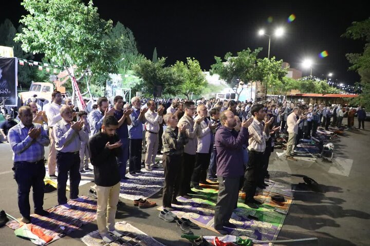 تصاویر/ اجتماع مردمی «شب‌های اقتدار» شهرستان سمنان