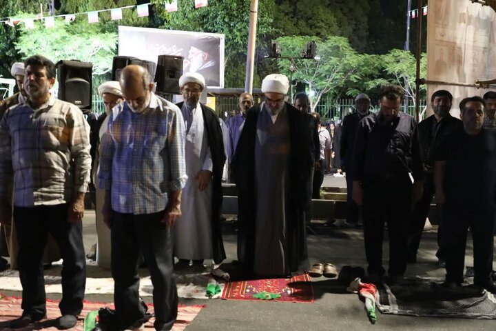 تصاویر/ اجتماع مردمی «شب‌های اقتدار» شهرستان سمنان