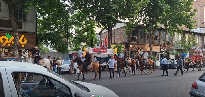 تصاویر/ ایستگاه غدیری بقعه امامزاده سیدعابدین قائمشهر