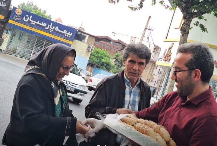 تصاویر/ ایستگاه غدیری بقعه امامزاده سیدعابدین قائمشهر