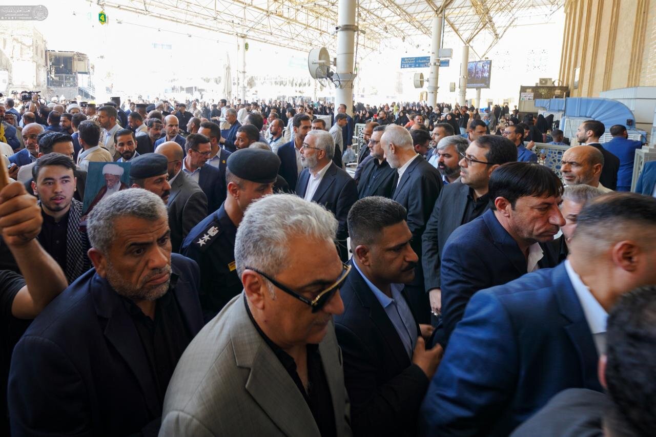 مدينة النجف الأشرف تشهد مراسم تشييع آية الله العظمى الشيخ محمد إسحاق الفياض (فيديو وصور)