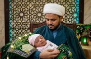 طالب باكستاني في الحوزة العلمية يُسمّي ابنته «ميناب زهراء» إحياءً لذكرى التلميذات الشهيدات في مجزرة ميناب