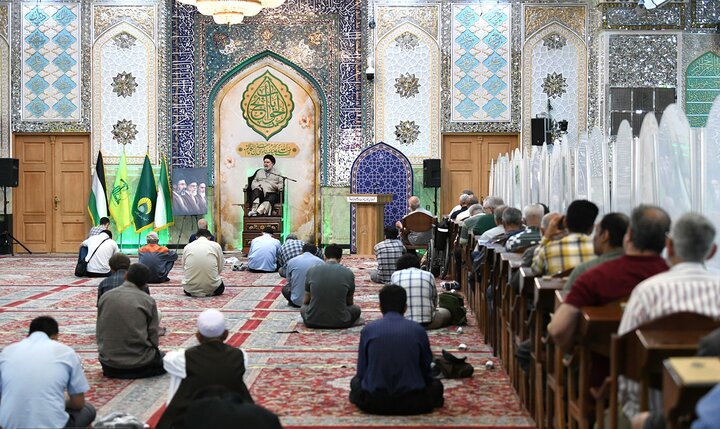 تصاویر/ گرامیداشت ولات امام موسی کاظم(ع) در حرم حضرت عبدالعظیم(ع)