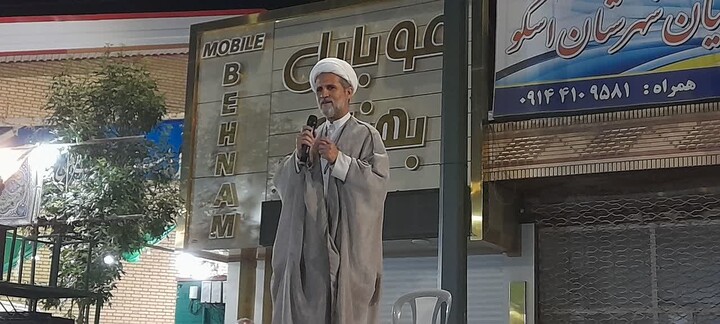 تصاویر/ نود و هشتیمن شب از حضور مردمی در اسکو در حمایت از نظام اسلامی
