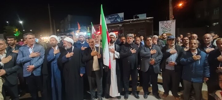 تصاویر/ خروش حماسی در ورزقان؛ تجدید میثاق با ولایت در نود و هشتمین موج بیدار