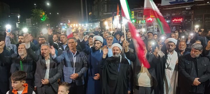 تصاویر/ خروش حماسی در ورزقان؛ تجدید میثاق با ولایت در نود و هشتمین موج بیدار