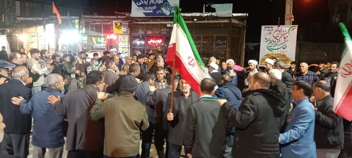 تصاویر/ خروش حماسی در ورزقان؛ تجدید میثاق با ولایت در نود و هشتمین موج بیدار