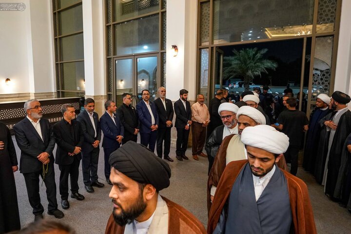 إقامة مجلس الفاتحة على روح آية الله العظمى الفياض في النجف الأشرف