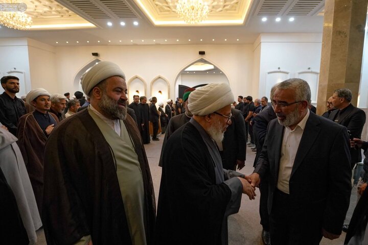إقامة مجلس الفاتحة على روح آية الله العظمى الفياض في النجف الأشرف