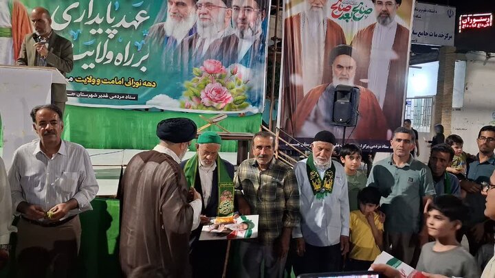 تصاویر/ تجلیل از سادات شهرستان جم