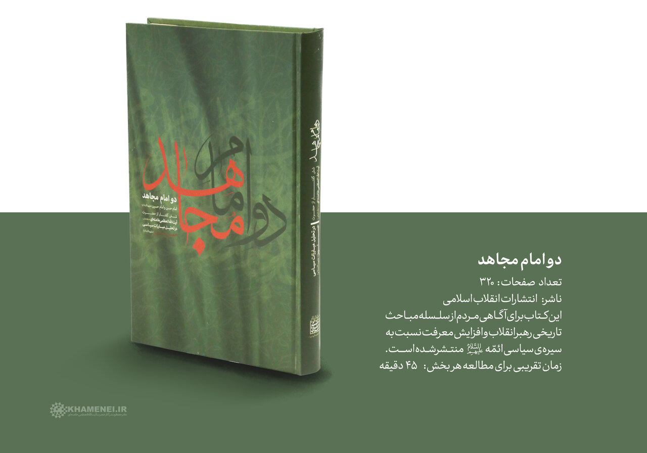 کتاب «دو امام مجاهد»؛ تحلیل مبارزات سیاسی امام حسن و امام حسین (علیهماالسلام)