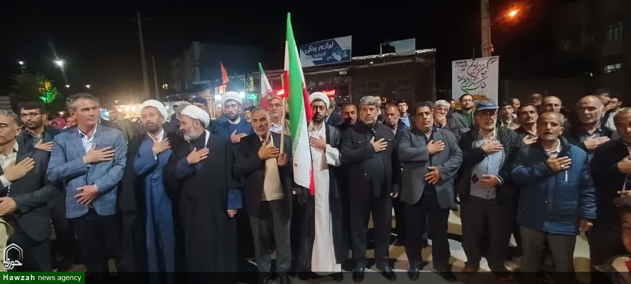 تصاویر/ خروش حماسی در ورزقان؛ تجدید میثاق با ولایت در نود و هشتمین موج بیدار