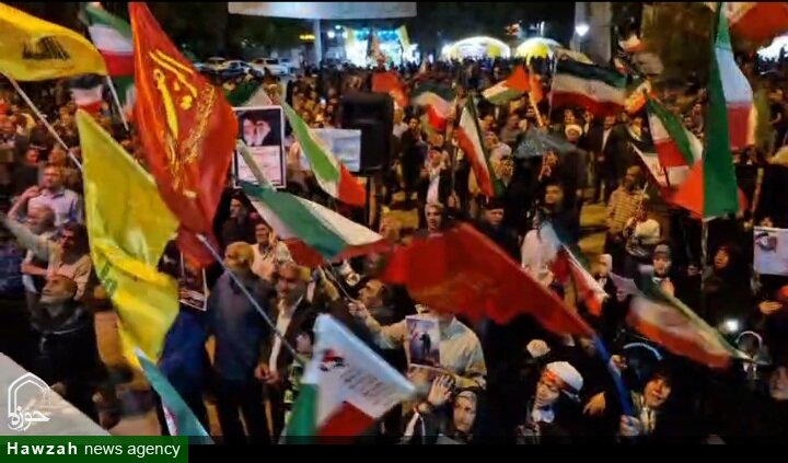 فیلم| شور بی‌پایان مجاهدان دلفانی در حماسه خیابان موج ۹۸
