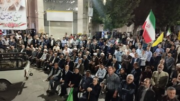 تصاویر/ نمایش مقاومت و ایستادگی در نود و نهمین شب